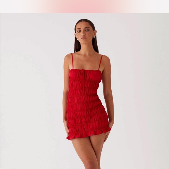 Peppermayo Part timer Ruched Mini Dress - Picture 4 of 4